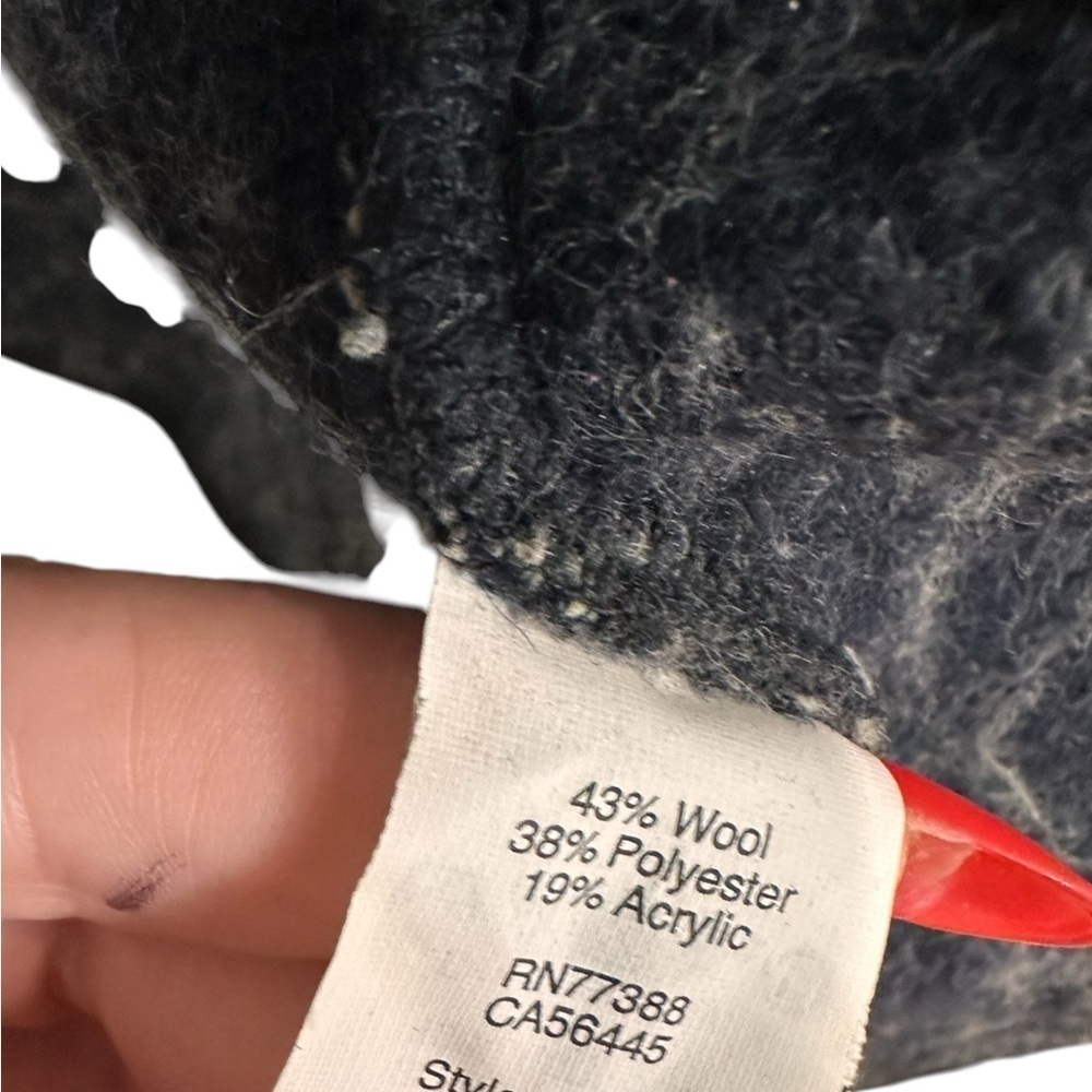 Madewell Chevron Wool Blend Open Jacket – Size M/L - Picture 3 of 4